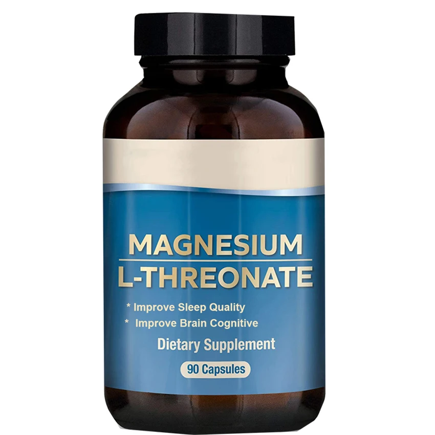 Food Grade Healthcare Supplement for Muscle Relaxation Organic Magnesium Glycinate Complex Capsule