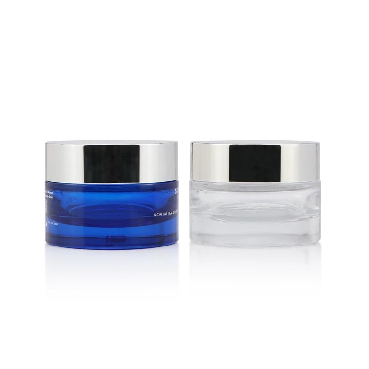 Custom 30ml флакон с пипеткой 15 г 50 баночка для крема лица толстым дном косметическая упаковка стеклянная