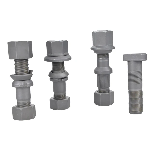 Tralier bpw grade 10.9  heavy truck  wheel bolt  M22X1.5/M22X2X114  phosphate hub bolts and nuts OEM 0329623170  With Best Price