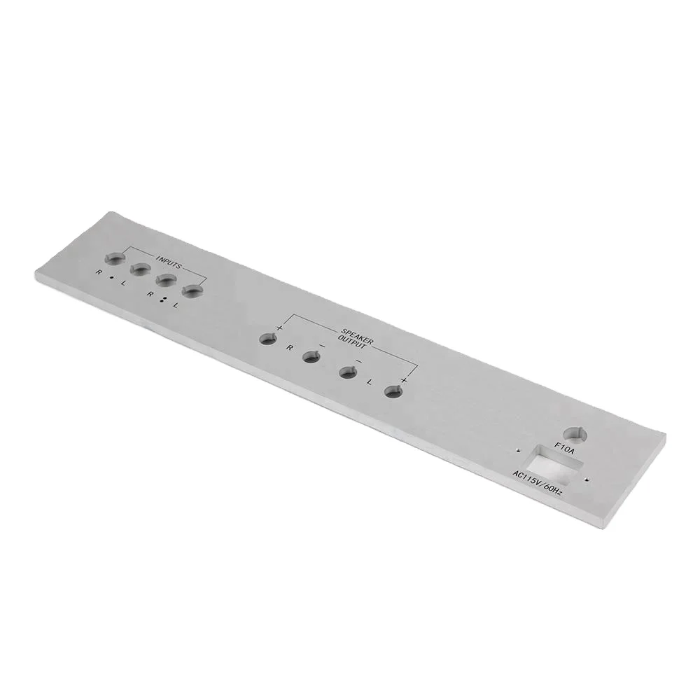 Customizing Aluminum Audio Face Plate