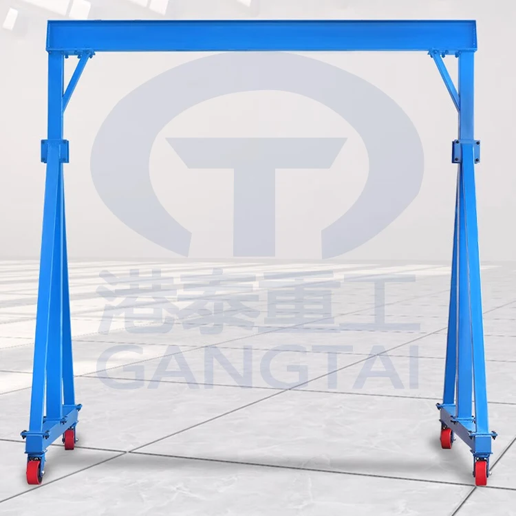 Workshop engine crane electric portable small gantry crane 1, 2, 3, 5, 10 tons