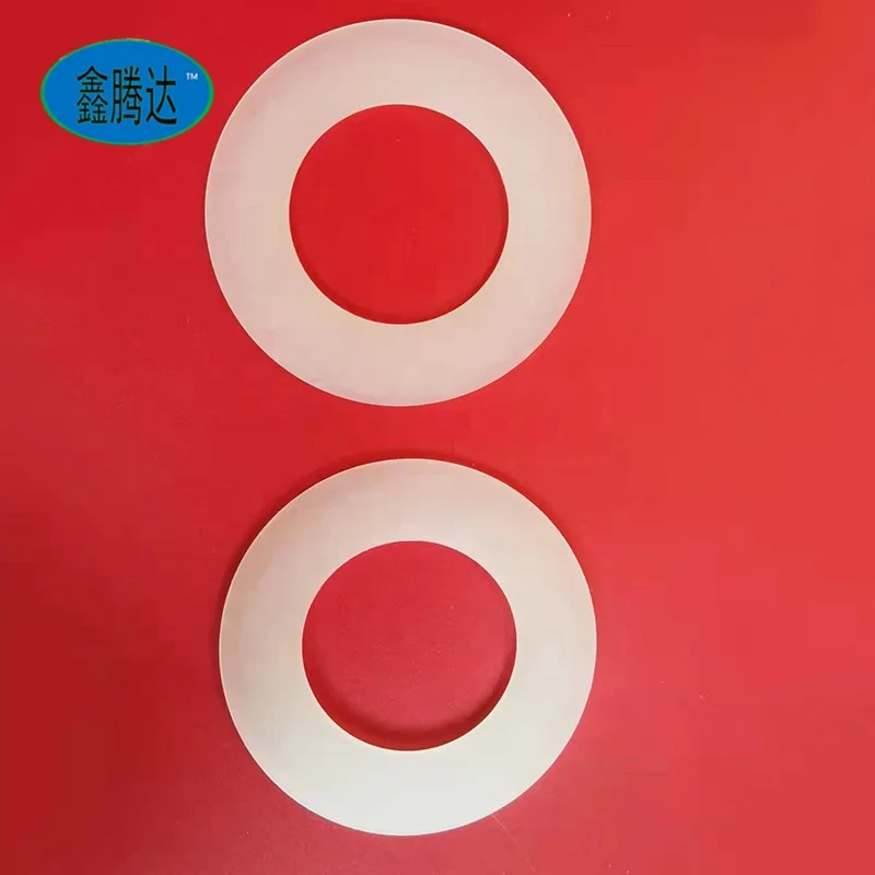 cnc machining PTFE flat sealing gasket plastic washer