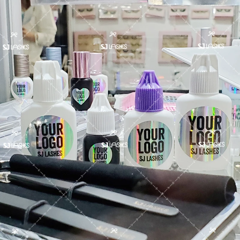 Private label 0.5 second fast dry eyelash extensions glue  long lasting lash adhesive for individual lashes