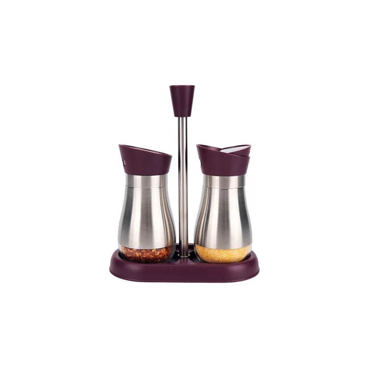 Шейкер для перца и соли новой формы, кухонные аксессуары с рукавом из нержавеющей стали