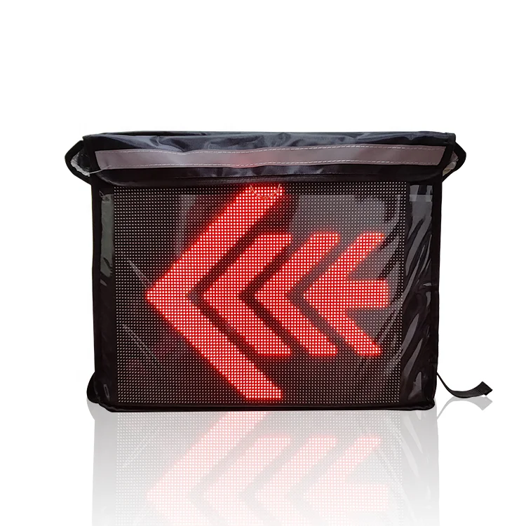 10 colors available Plastic LED Bike Delivery Box 2023 Waterproof oxford fabric Food delivery box