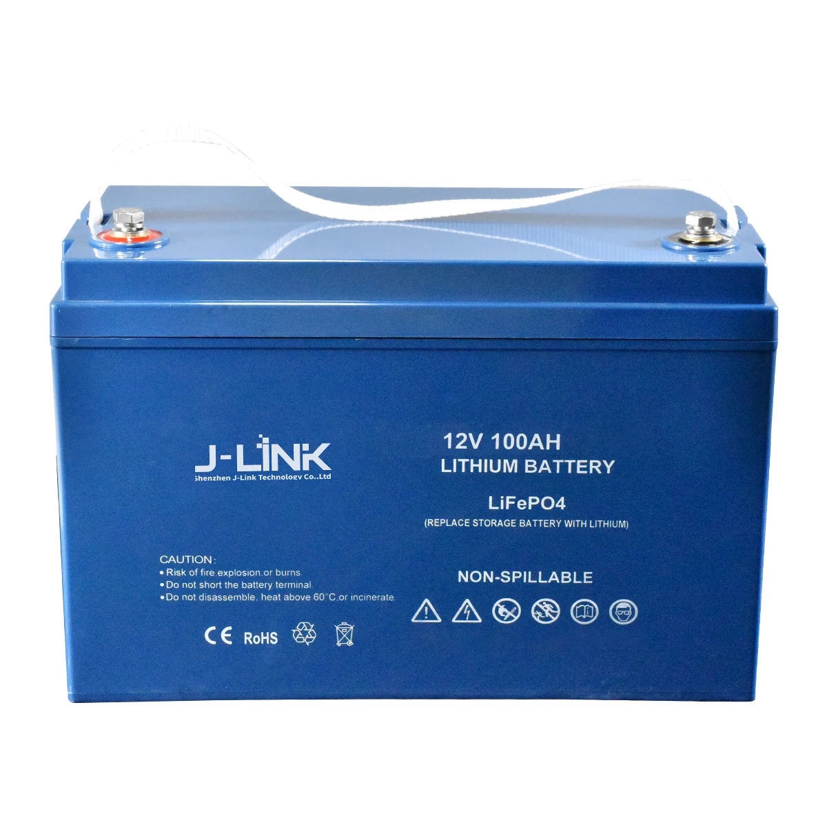 Низкая температура солнечный морской Lifepo4 батарея литиевая 12v 100ah с управлением помощью