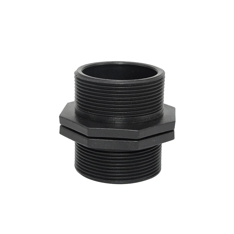Male thread nipple tube connector for PE pipe rain pipe agriculture irrigation