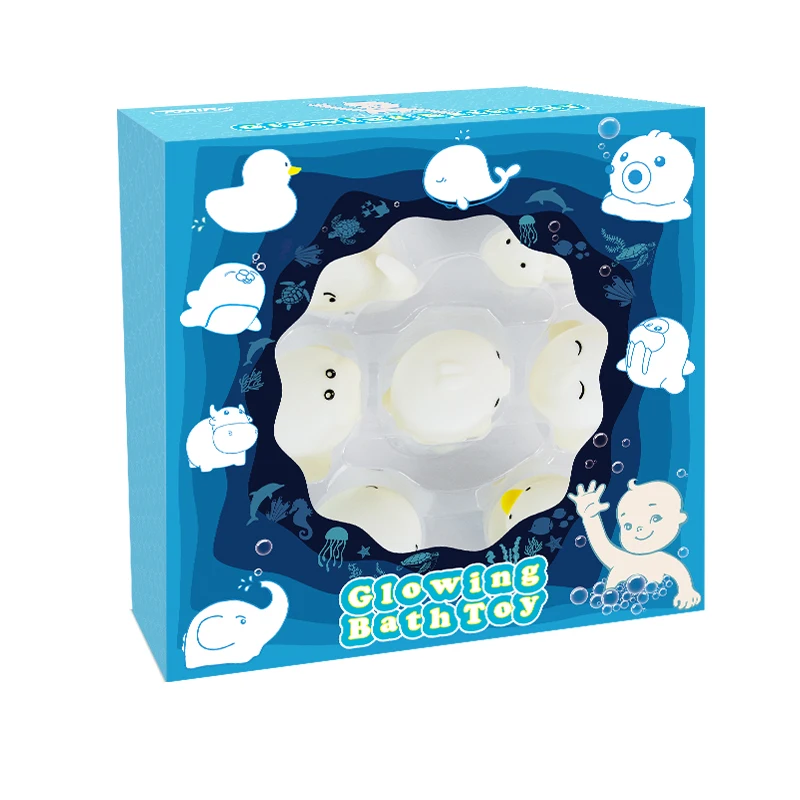 High-quality colorful baby silicone octopus animal baby  bubble baby Toys silicone Decorative Mini Night lamp Bath Toys for Kids