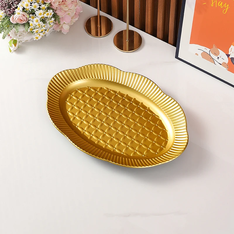 High Quality Hotel Restaurant home Dinner Under Plate Gold Plates