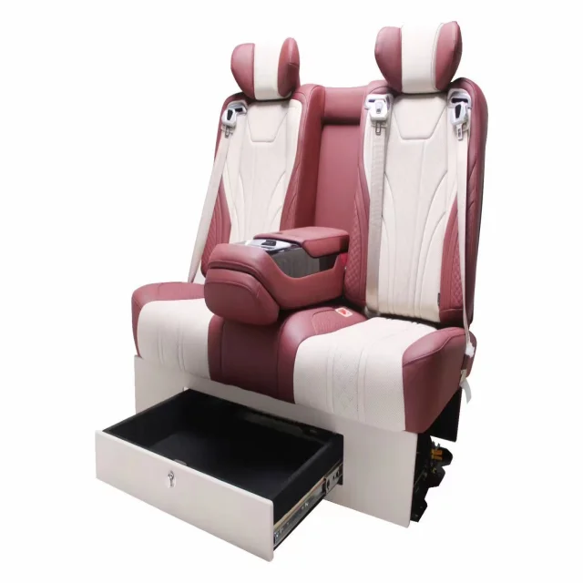 TV Lifting Partition Car Seat Universal Adjustable Electric Leather Car Luxury Seat For W447