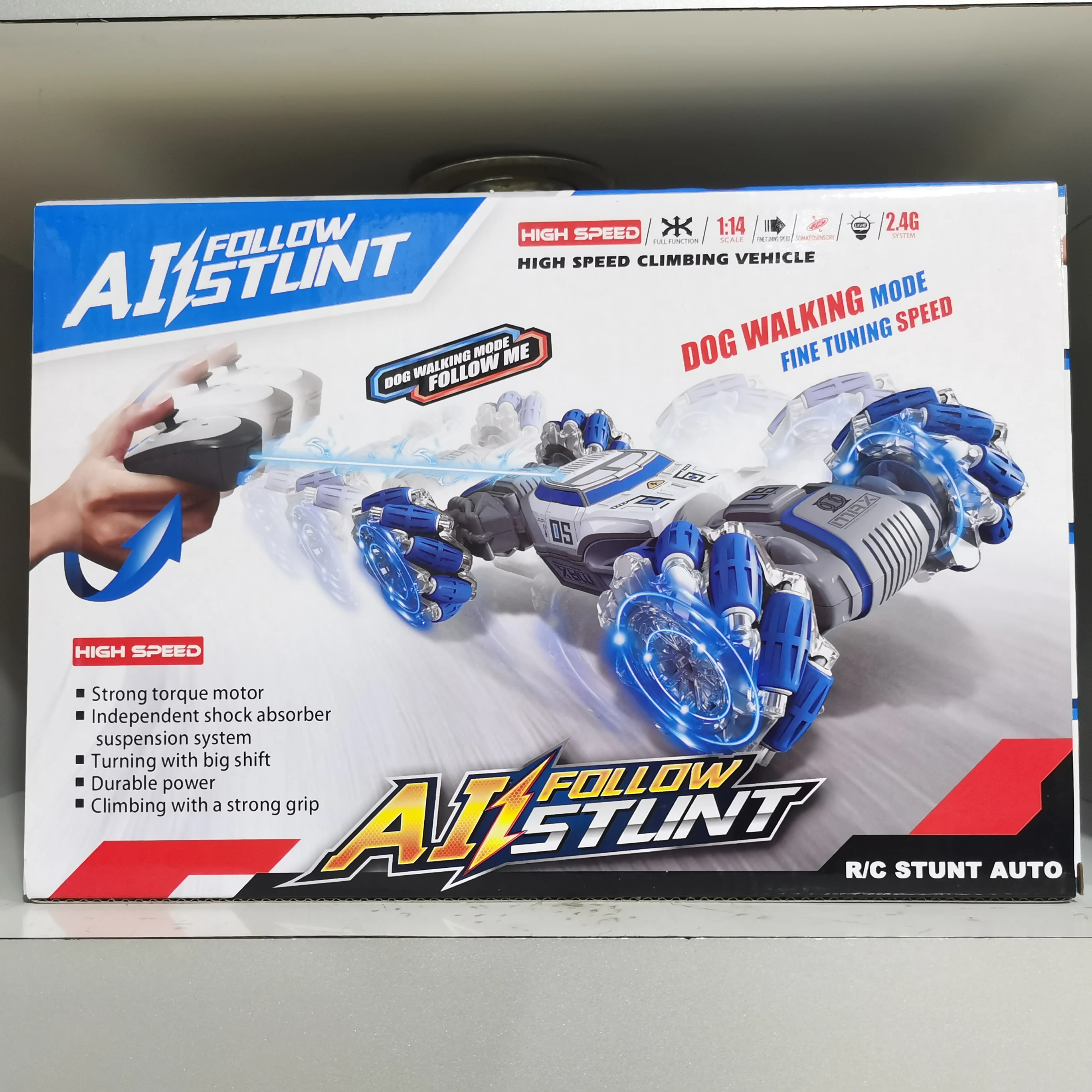  Zhenguang 1 16 Ai Smart Rc Car Hand Gesture Control Dog Follow Me Twist Climbing Toy 2021 Kids Remote