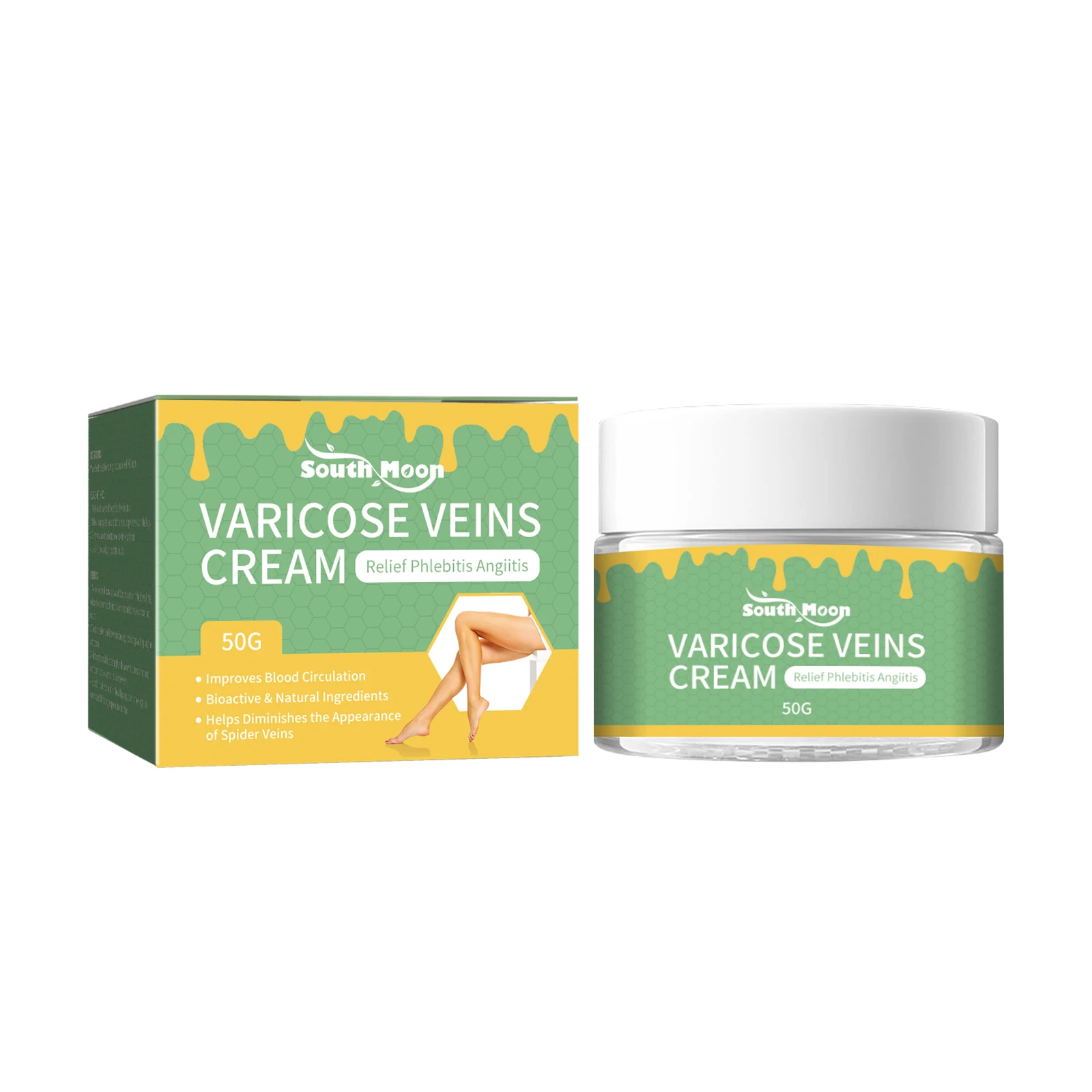 Varicose Repair Cream Pulse Relief Leg Red Blood Line Repair Pain Relief Safflower Cream Veins Cream