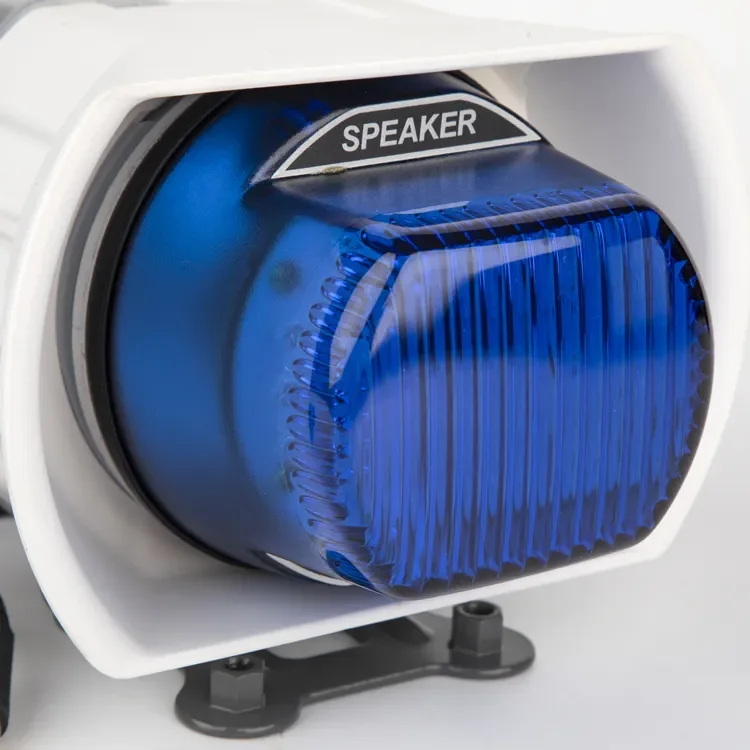 Senken High Quality Moto Strobe Front Warning Light Motorcycle Horns Siren Speaker