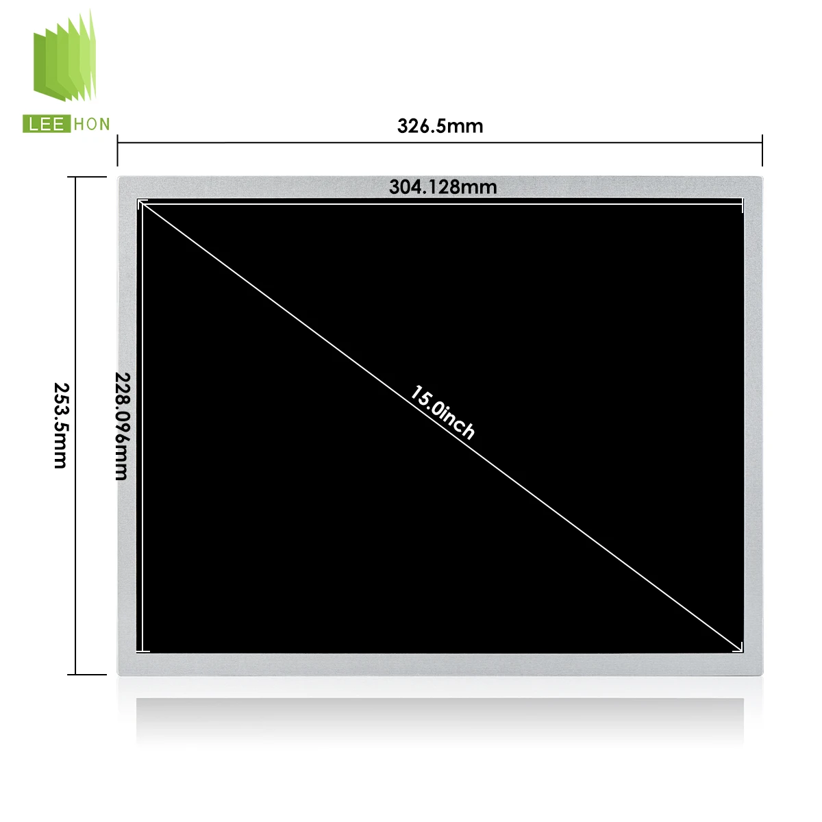 15 Inch 1024(RGB)x768 XGA Industrial PC LCD Display LCD Panel 15 inch LVDS 20 Pins LCD Module