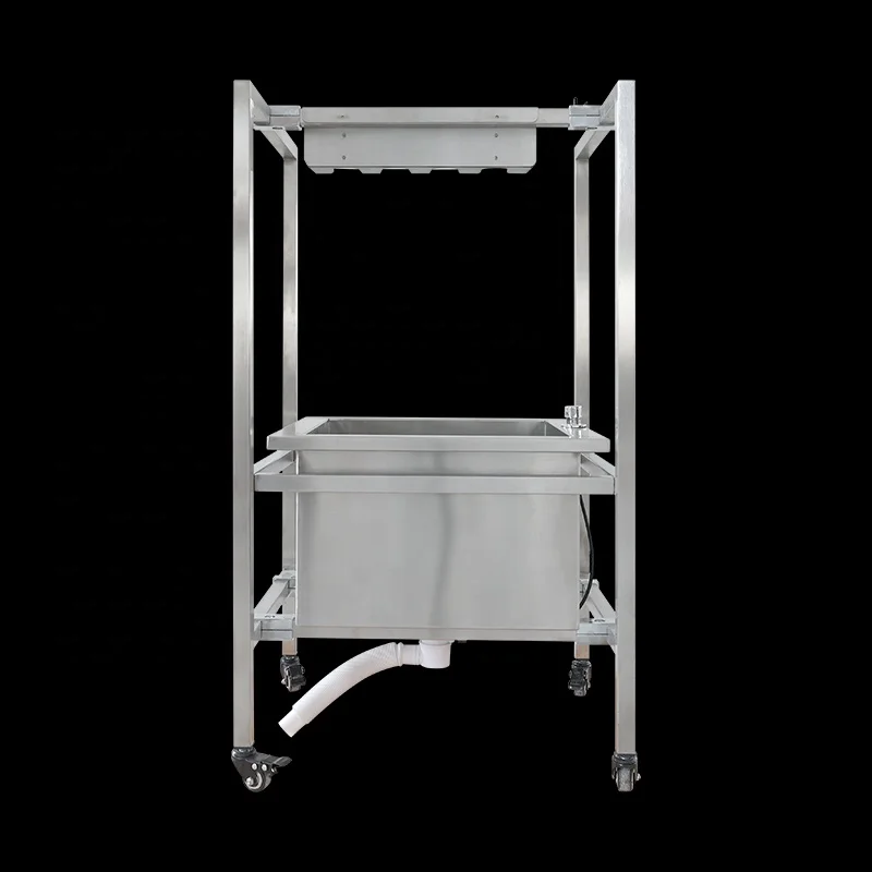 Portable Commercial Hospital Janitorial Unit Stainless Steel mop Sink