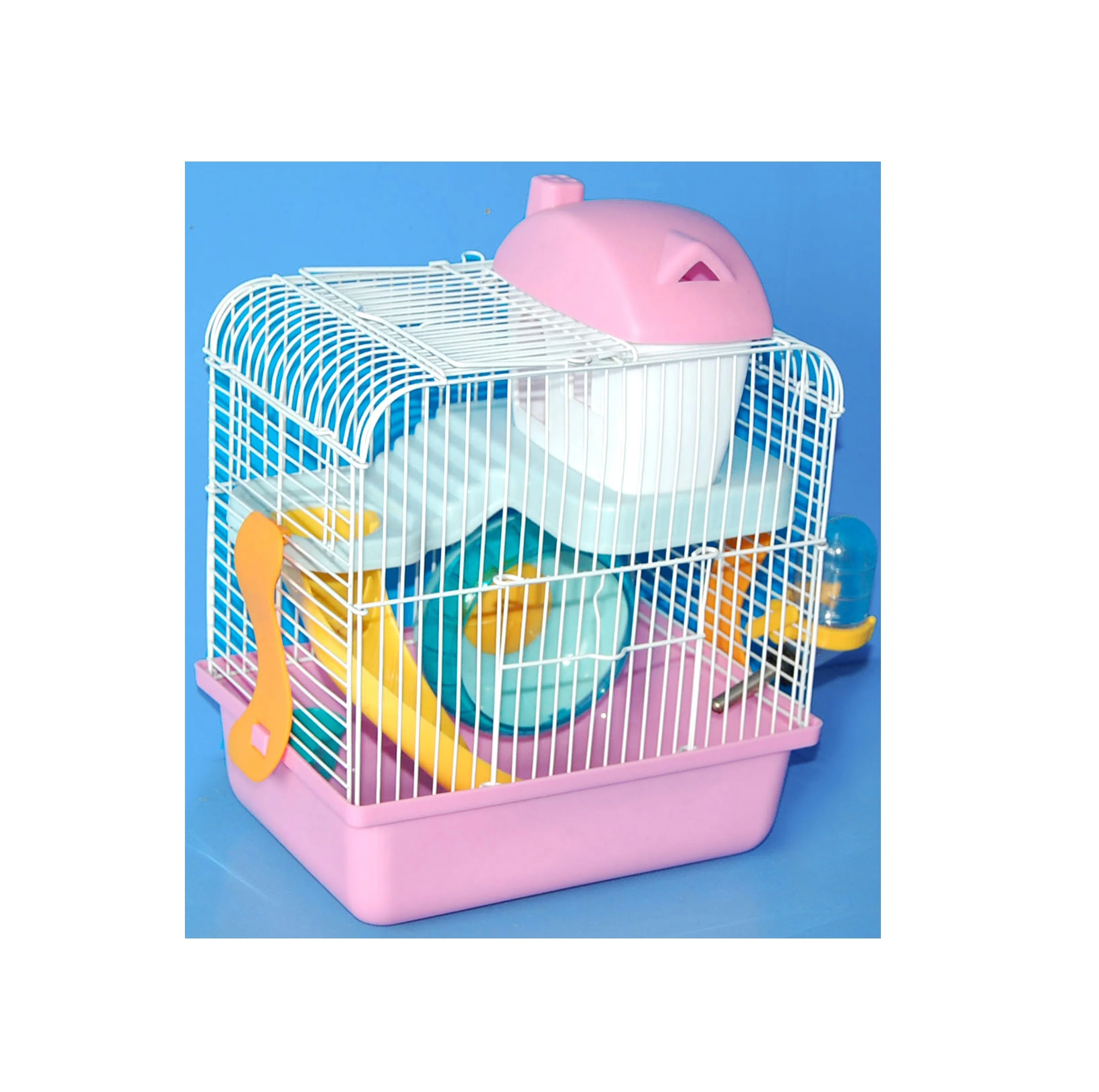 Foldable Large Wire Hamster Guinea Pig 2 Layer Cages Wholesale Pet Cages Houses