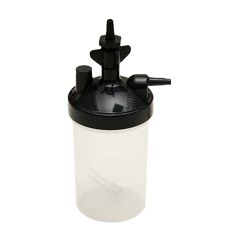 Medical oxygen concentrator bubble humidifier bottle