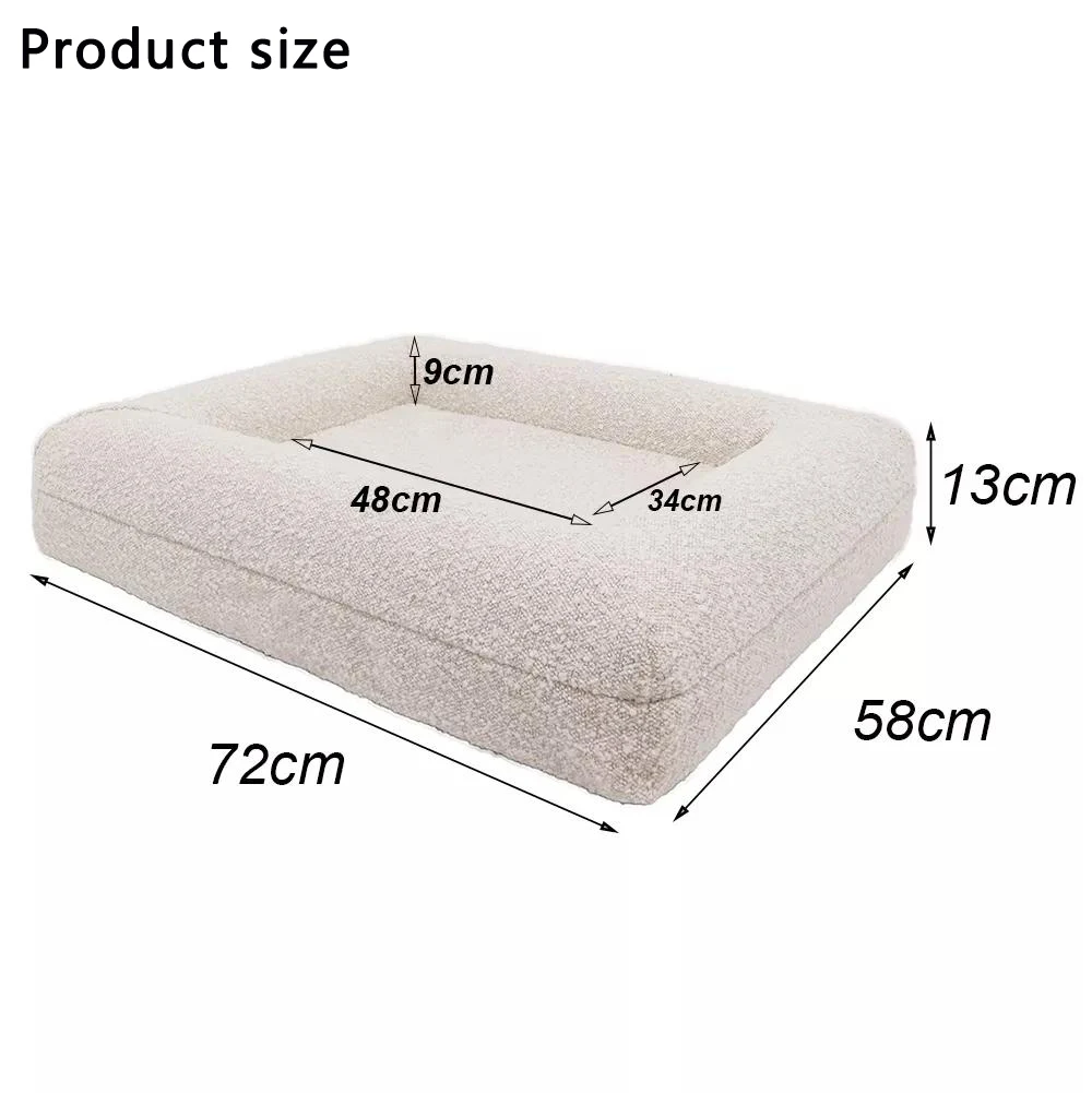 ZMaker Durable Modern Plush Dog Bed High Quality Luxury Orthopedic Memory Foam Dog Bed