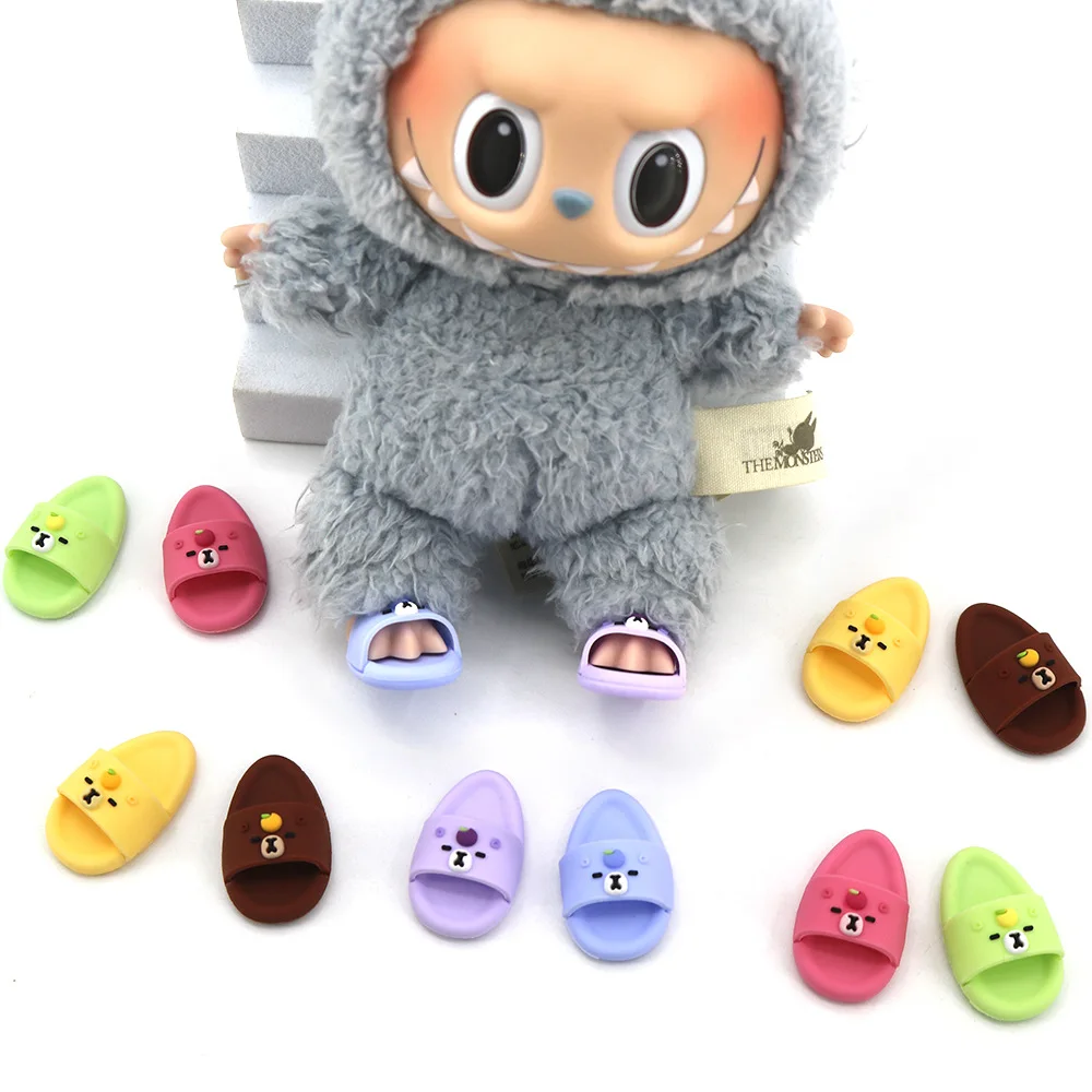 Capybara Labubu OB11 Hamster Doll Shoes 12 Points BJD Macaron Surrounding Plastic Cartoon Toy Inspired by Sesame Street