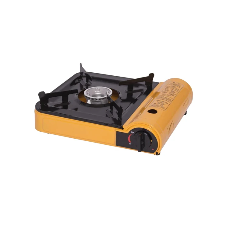 Camping Stove Portable Single Burner Butane Cylinder Stove with Carrying Case Camp Kitchen Equipment Back-packing Cassette stove