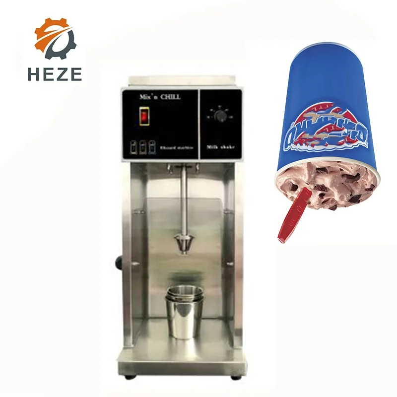Mc Flurry Instant Blizzard Ice Cream Rolls Machine For Paper Cup Ice Cream Making
