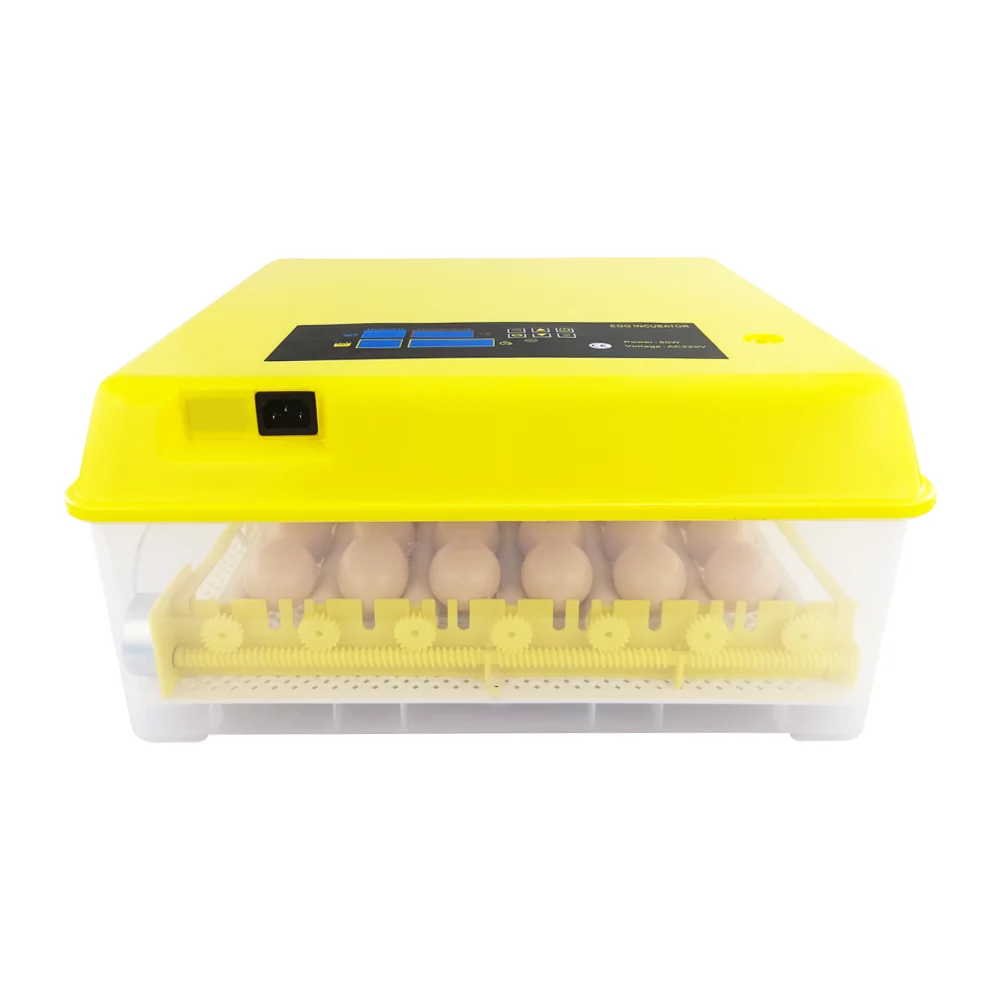 24 chicken solar energy mini egg incubator dual power automatic eggs hatching machine