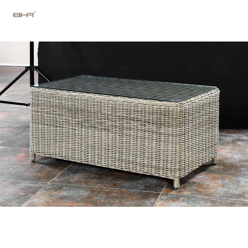 Garden courtyard living room yard 4in1 5.0 round wicker high end rattan furniture