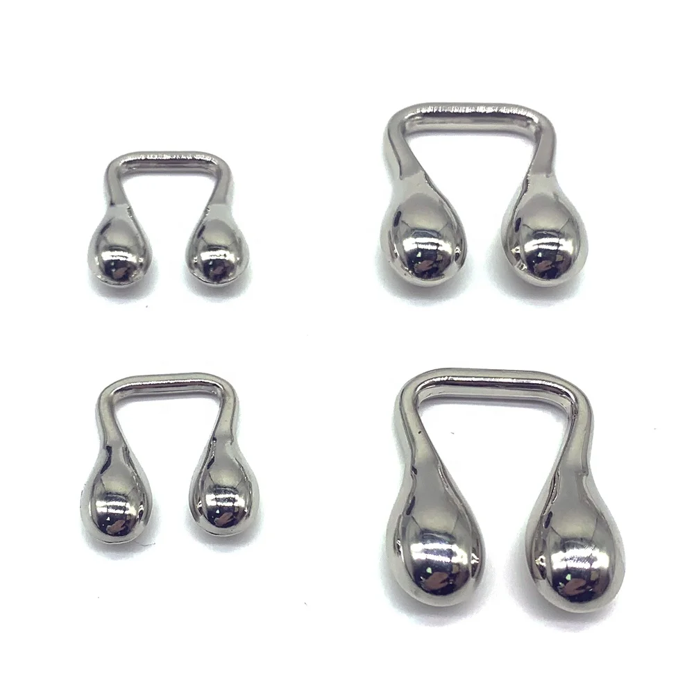 Новая мода цинковый сплав металла нотой дизайнерский отделка U форма украшение пряжка украшение для одежды