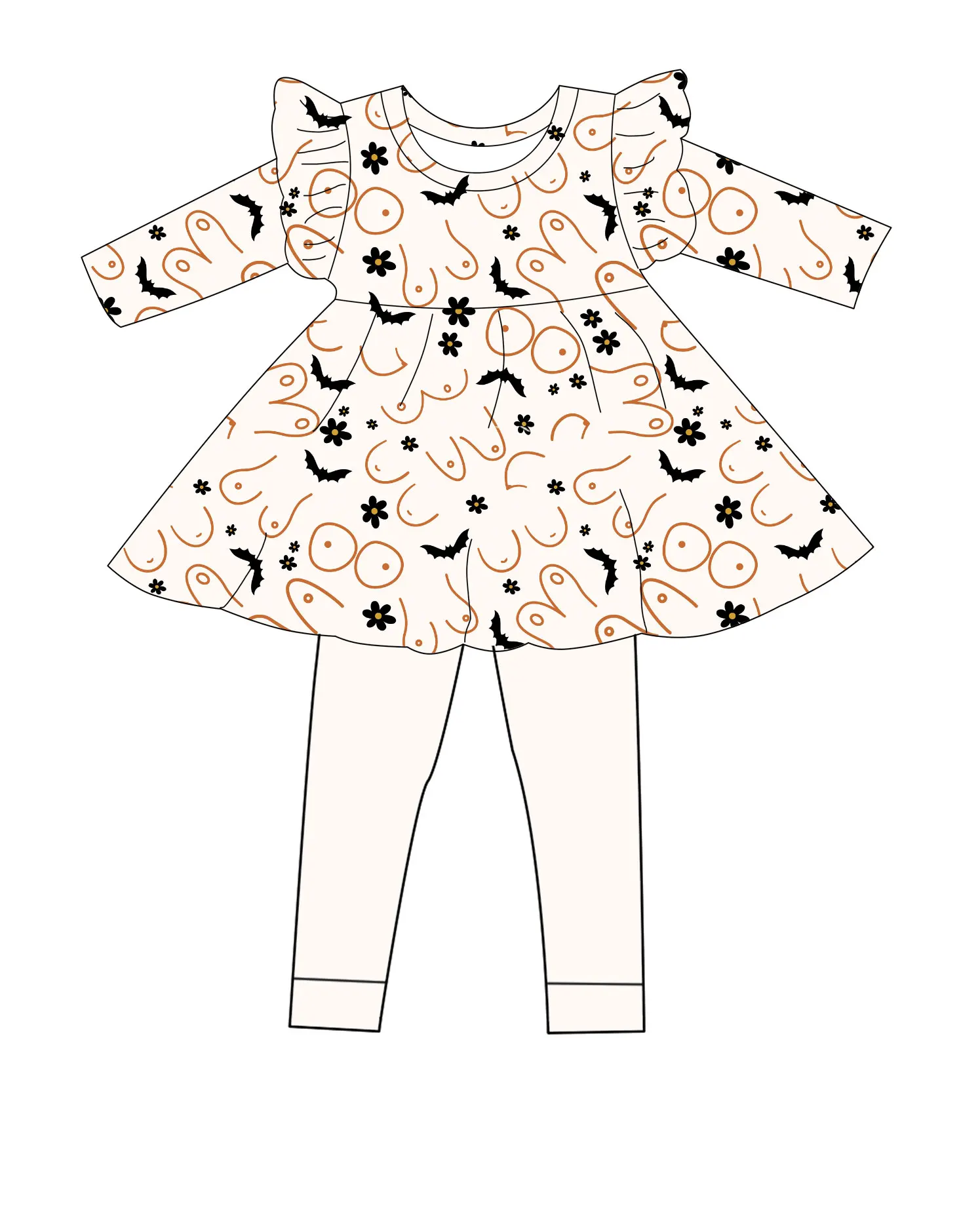 QingLi Happy  OEM Beautiful & Cute Princess Dress Soft Comfortable Short Sleeve Print Design Sweet Party Style for Girls