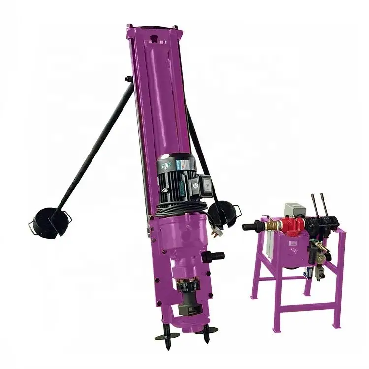 Small Portable Pneumatic Hot Sale Model SRQD100  Rotary Borehole Water Well Drilling Rig Machine for Sale