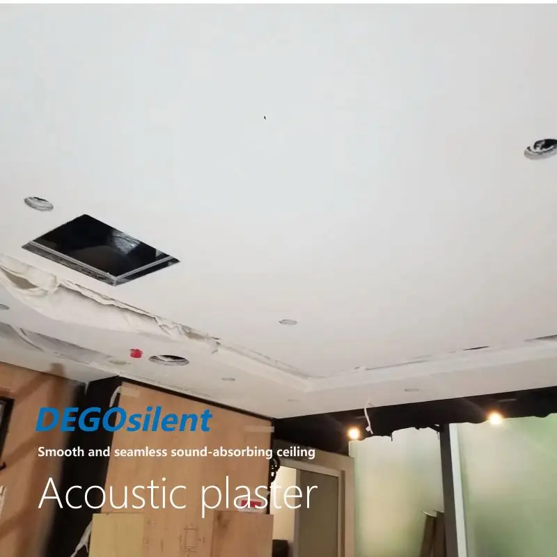 Seamless acoustic ceiling panel Minerial Wool  panels acoustic ceiling and wall panel systems