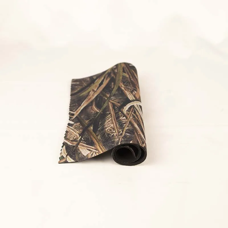Factory Direct Price Reed Grass Camouflage Composite Fabric Industrial Fabric Plastic Removable Pad