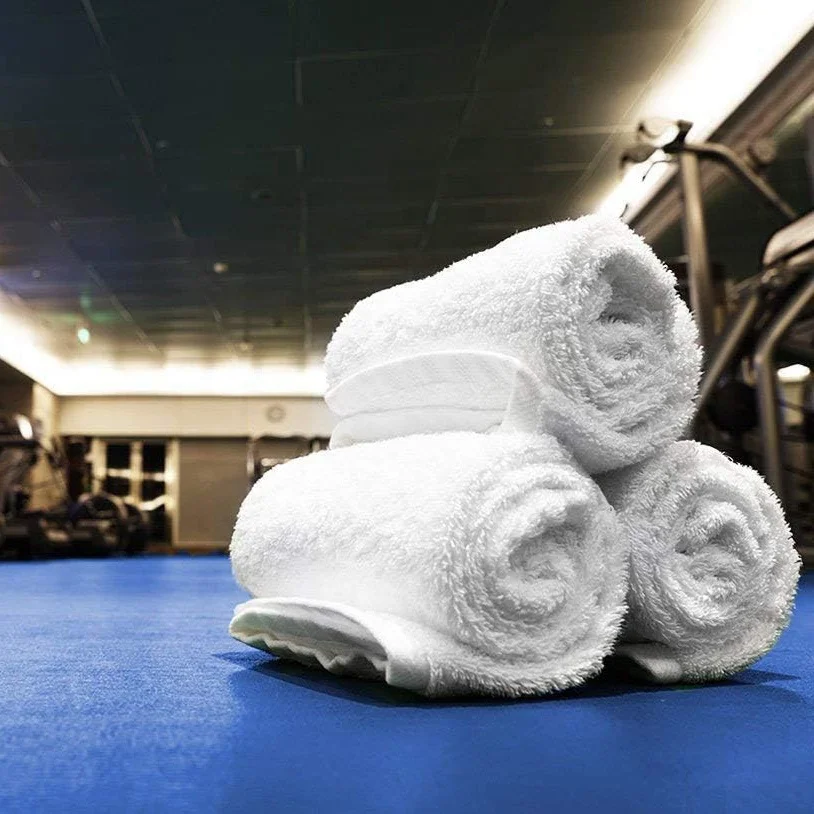 Wholesaler 35x75 cm 100% Natural Cotton Dish Reusable Cleaning Cloths Economy Restaurant Bar White Towel