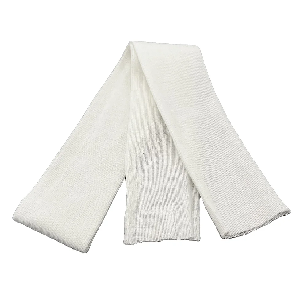Disposable Gowns Rib Knitted Sleeves White Cuff - Buy Ribbing Cuff Oeko,Rib Collar Cuff,Ribs Cuff Tube Fabric
