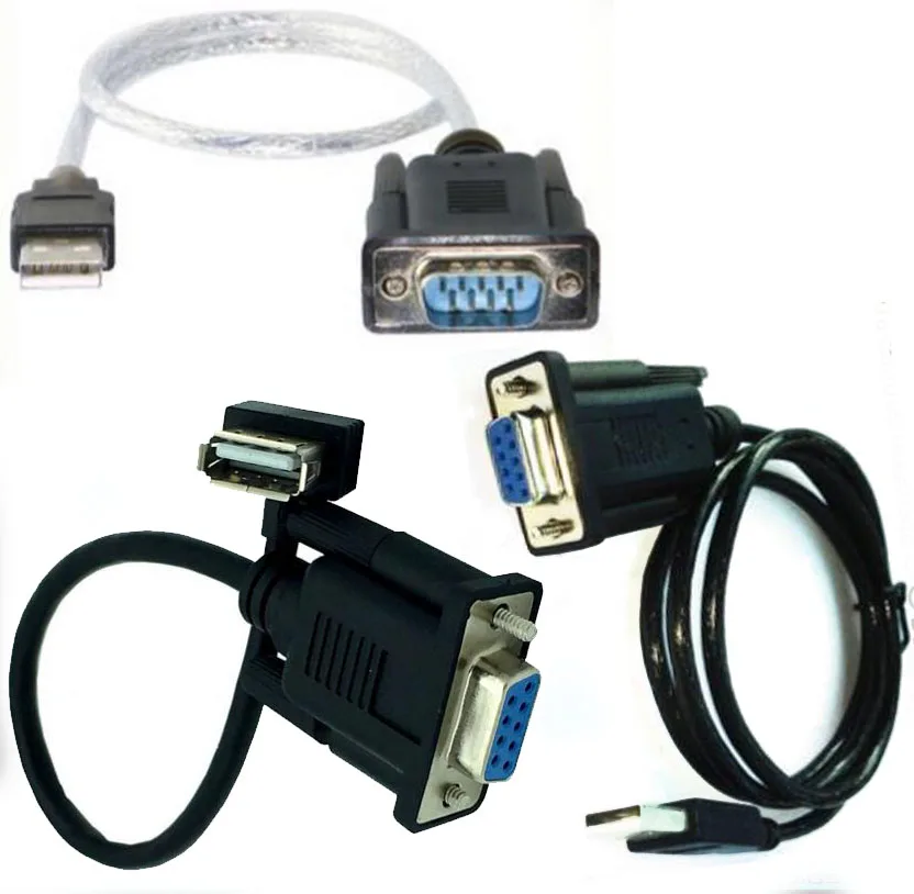 USB To DB9 Male Serial Adapter Cable Rs232 Db9 Male To Usb Adapter pl2303 chip