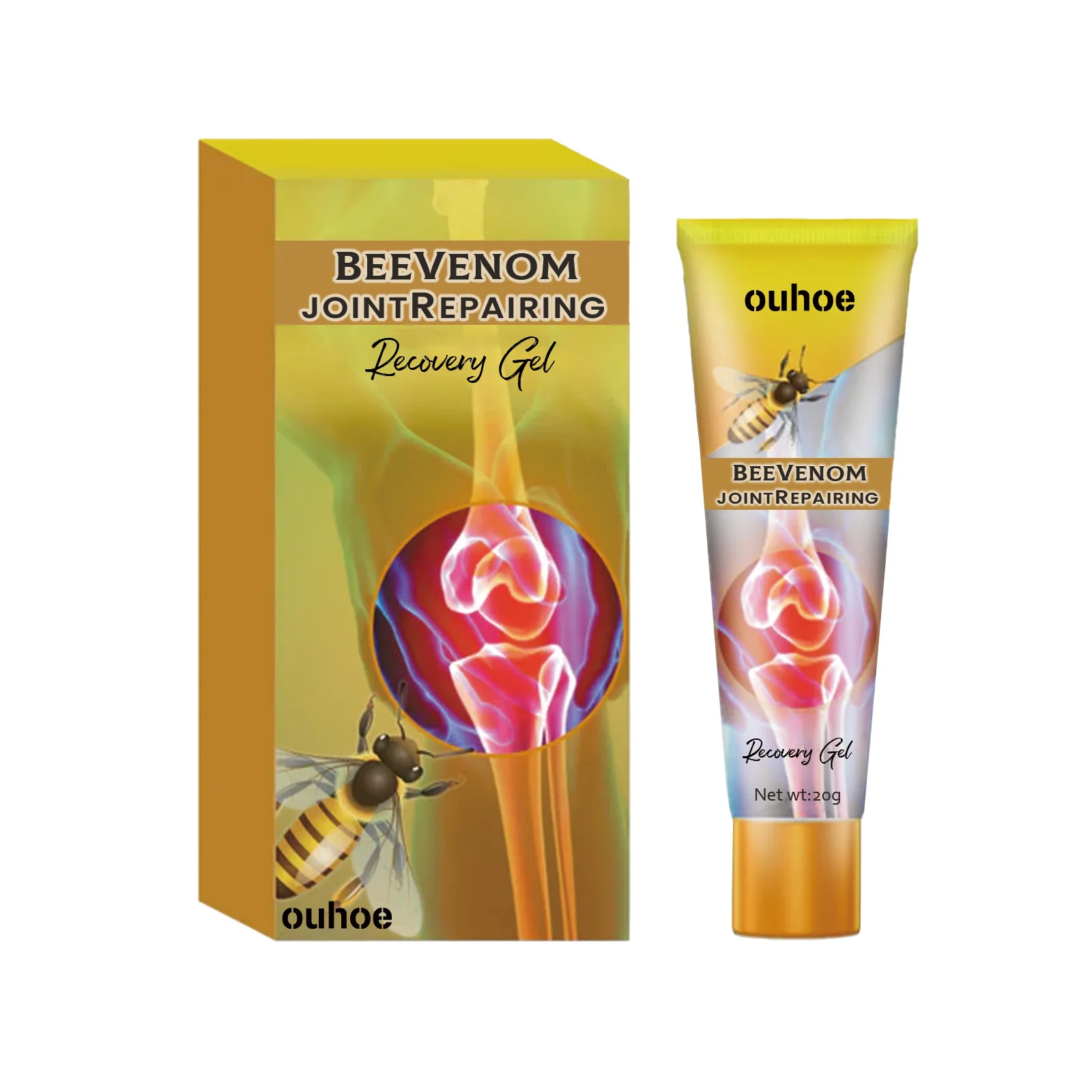 OEM 20g Beevenom Joint Repairing Recovery Gel For Relieving Cervical Knees Joint Muscle Sore Body Nursing Gel