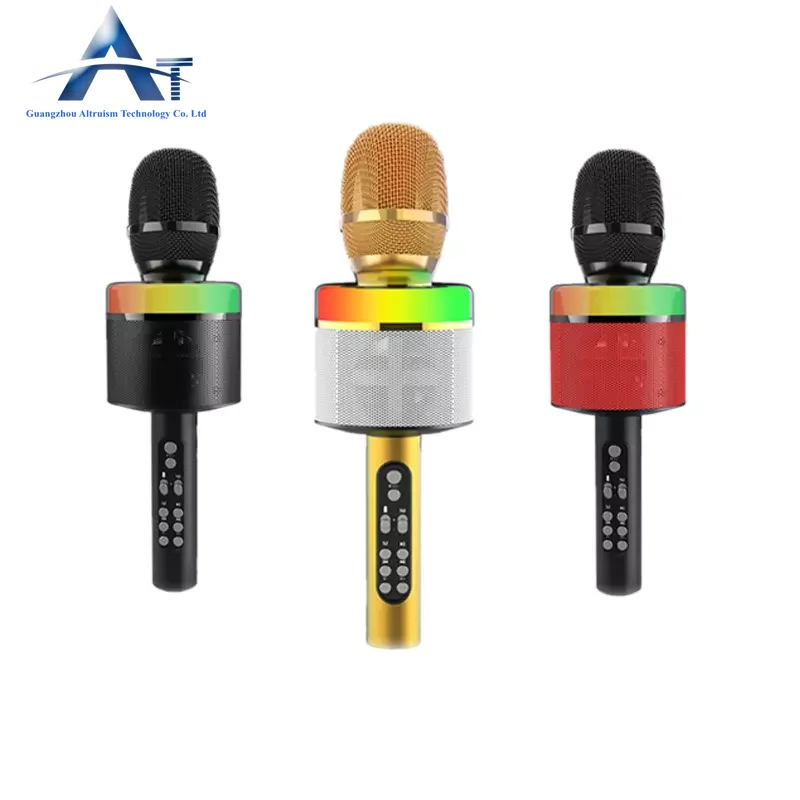 Factory price OEM portable KTV wireless mobile phone singing record handheld wireless karaoke microphone for singing