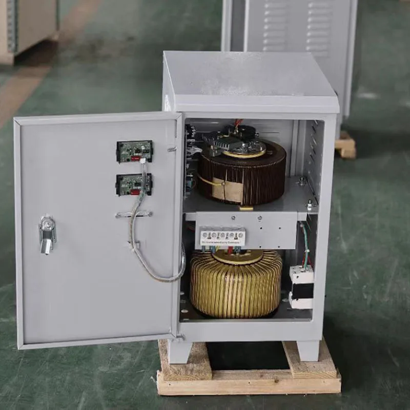 110V 220V Home 15kva 20kva 30kva 35kva i Automatic Voltage Regulator Stabilizer Single Three Phase Ac SVC Use