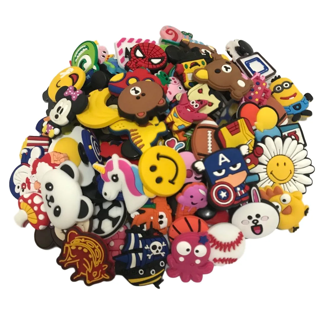 2021 Hot Sale Wholesale Designer Logo  shoe charm mixed