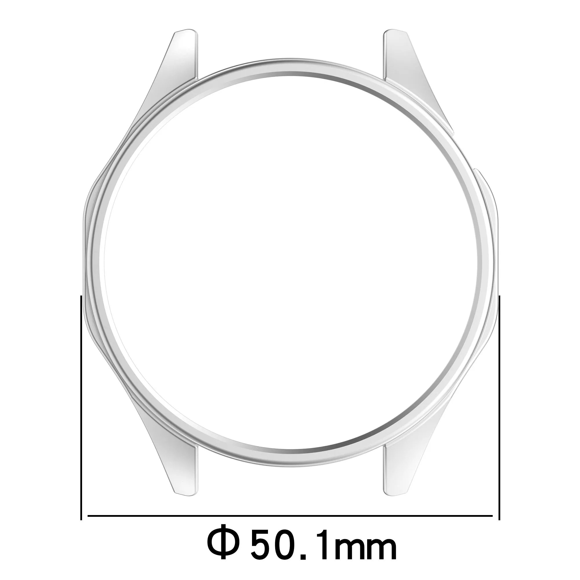 Чехол из закаленного стекла для Huawei Watch GT 5 41 мм 46