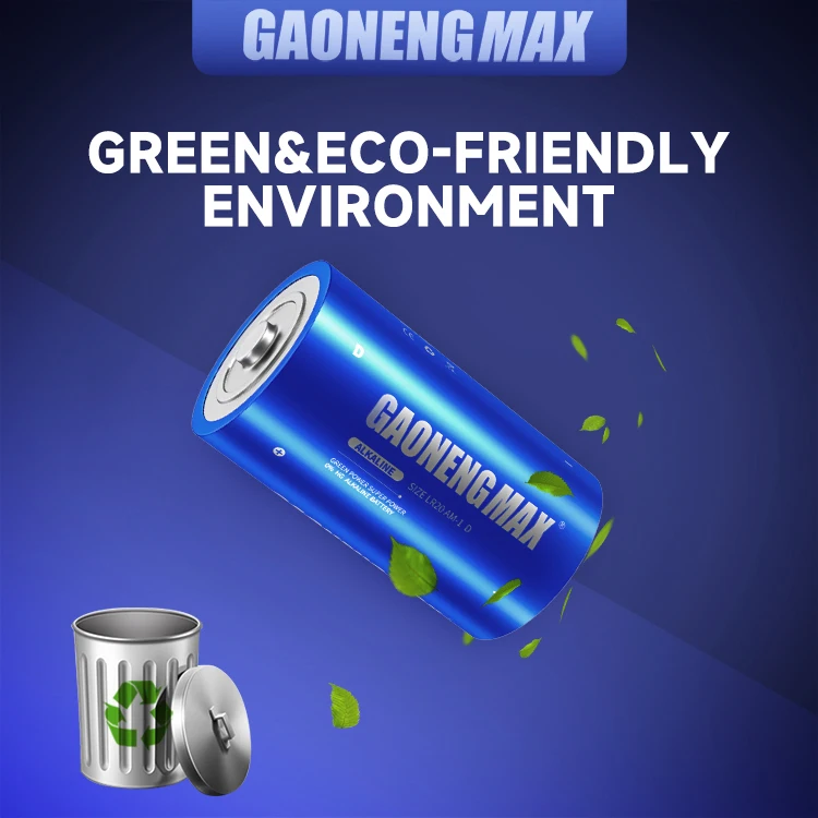 High quality LR20 D size battery 1.5Volt lr20 alkaline battery Alkaline Primary Batteries
