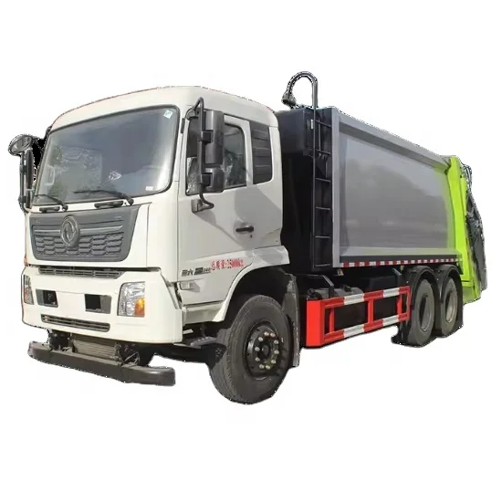 Dongfeng Tianjin 6x4 уплотнитель мусоровоз
