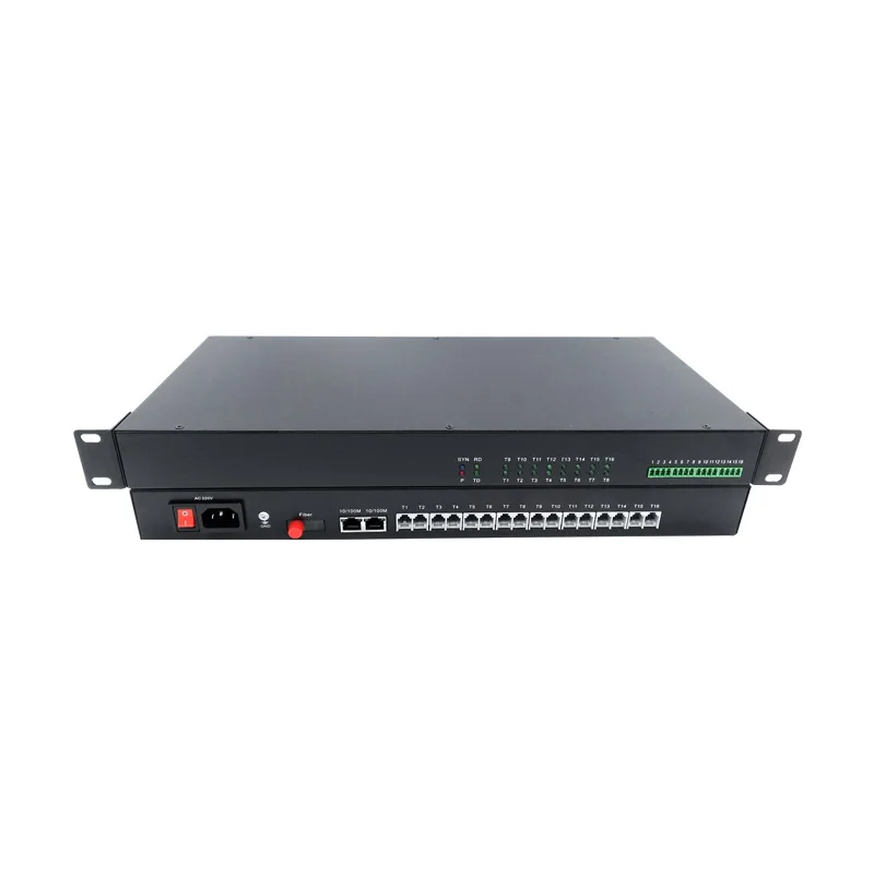 16 channel network telephone optical terminal machine Fiber Video Converter