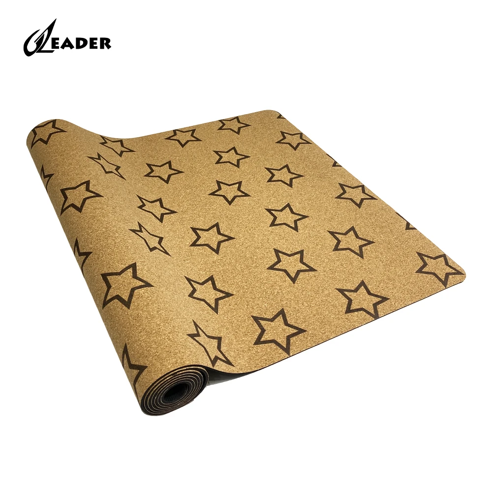 Mats De Yoga De Corcho Can Be Customized Cork Yoga Floor Mat