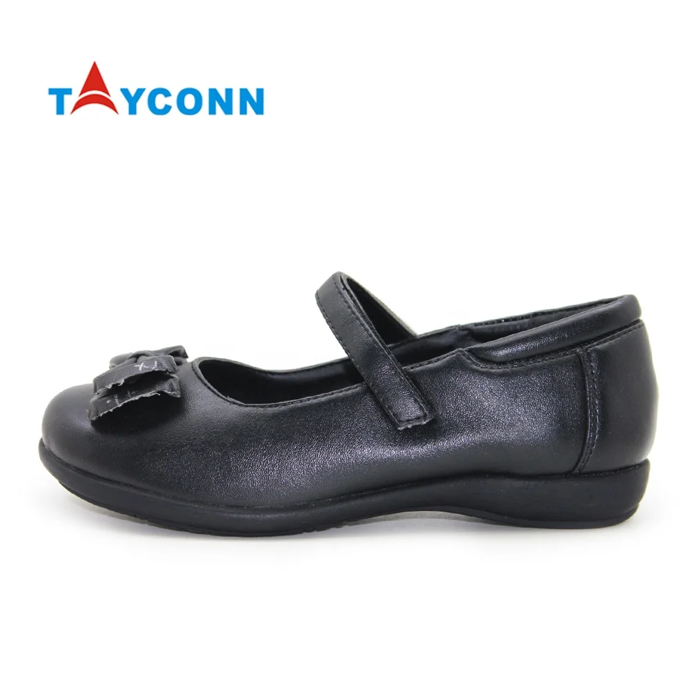
OEM Kids Back to Zapatos Escolares Black Leather Mary Jane Girls Uniform Dress Shoes 