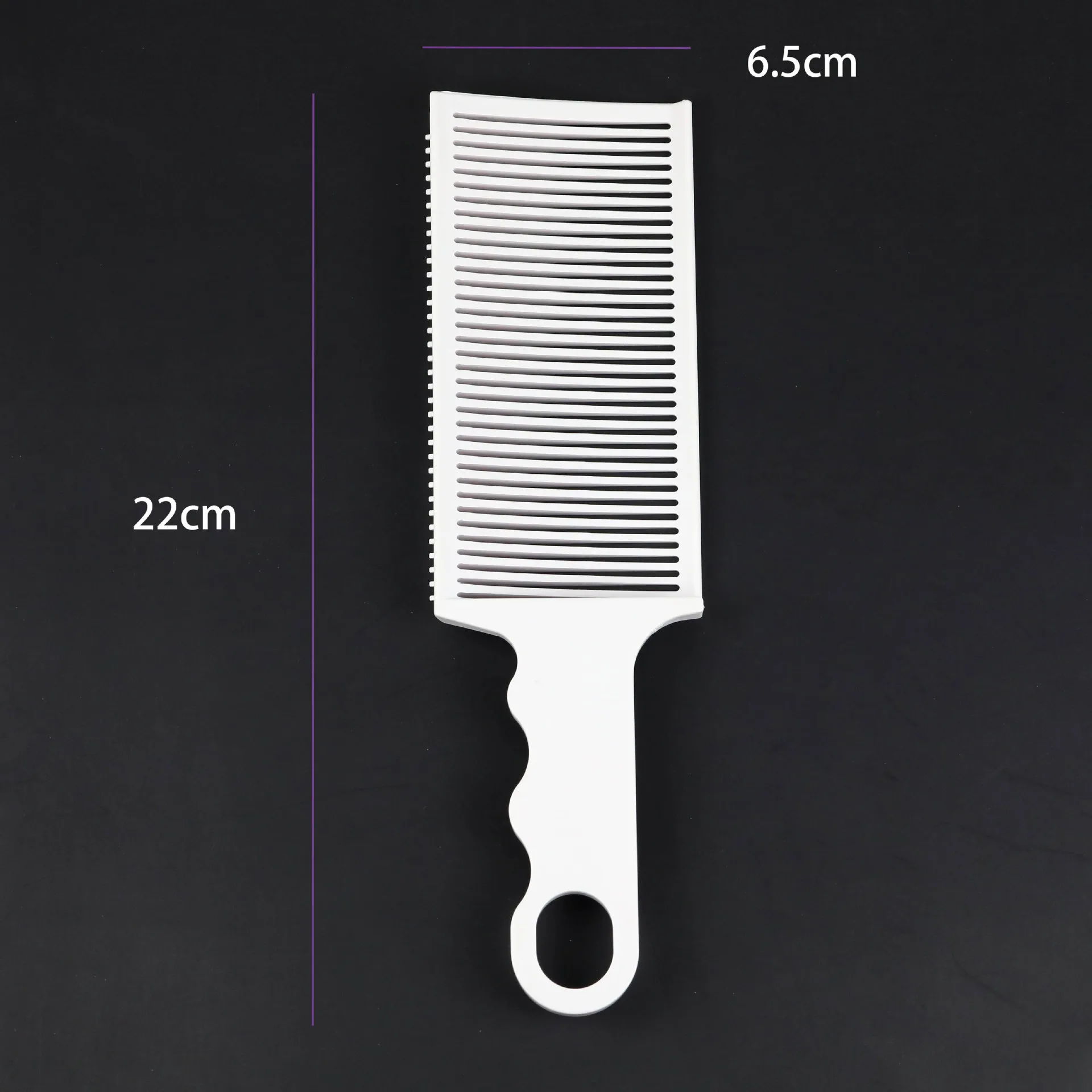 Professional Ionic Flat Hair Comb Custom Logo Wooden Comb with Plastic Handle for Hair Styling and Care Portable and Home Use