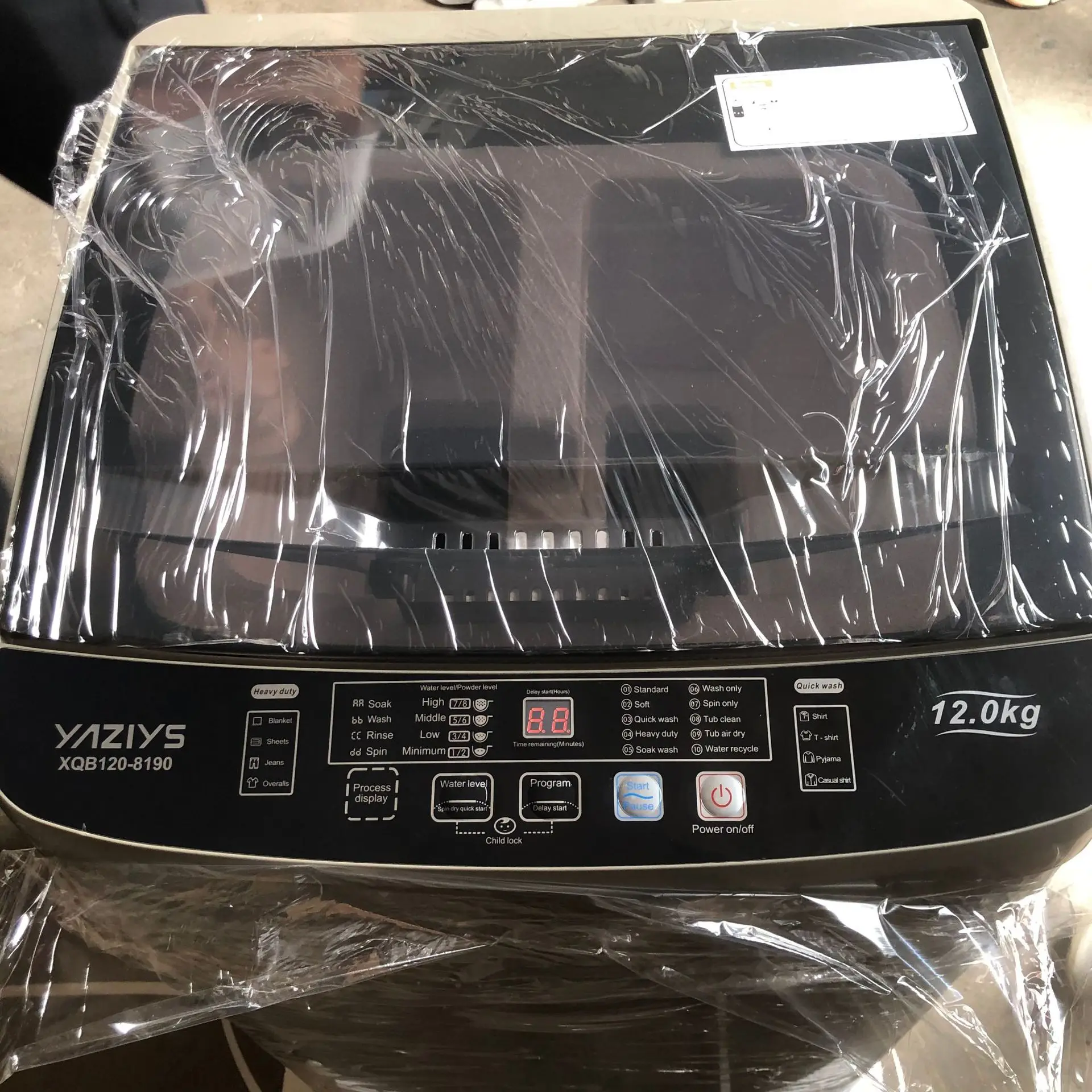 2024 Hot Selling 15kg Smart Electric Top Load Washers Household Laundry and Drying Fully Automatic Mini Washing Machines