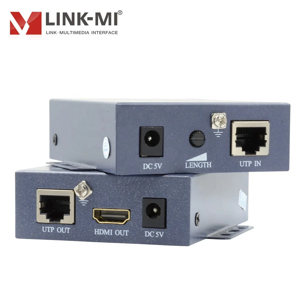 100M/328FT KVM HDMI Extender over Single CAT5e/6 Cable 3D 1920x1080@60HZ USB Mouse and Keyboard HDCP 1.2