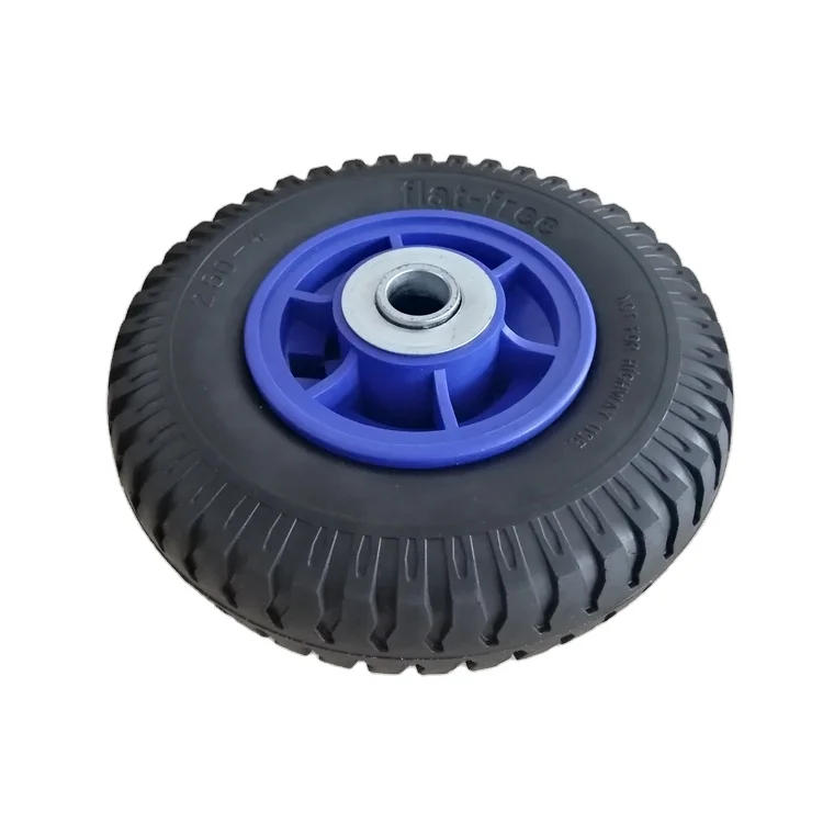 Custom high quality popular product pneumatic puncture eva foam proof flat free wheels pu foam wheel wheelbarrow wheel