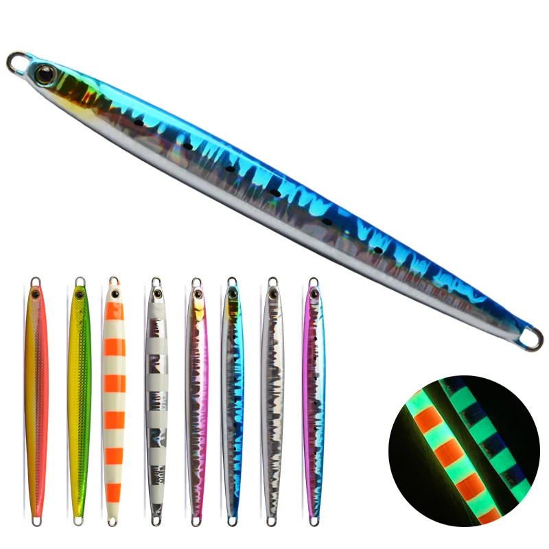 40g60g80gArtificial Metal jigging Lure Saltwater fishing slow lure jig For Fishing